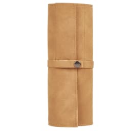 2026 Watch Band Roll Organizer with 5 Slots,Storage Box,Easy Carry On Watchlover Storage,Full Grain Leather,Handmade Travel Case