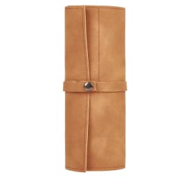 2026 Watch Band Roll Organizer with 5 Slots,Storage Box,Easy Carry On Watchlover Storage,Full Grain Leather,Handmade Travel Case