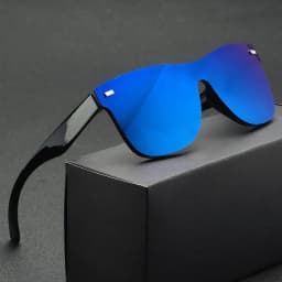 Luxury OverSized Glasses Women Anti-Reflective Mirror Sunglasses Square Plastic Eyeglasses