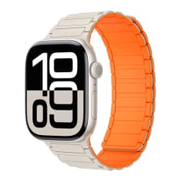 Magnetic Silicone Band for Apple Watch Ultra 3 2 49mm 46mm 42mm 45mm 44mm 40 41mm Strap IWatch Series 11 10 9 8 7 6 SE Bracelet