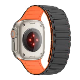 Magnetic Silicone Band for Apple Watch Ultra 3 2 49mm 46mm 42mm 45mm 44mm 40 41mm Strap IWatch Series 11 10 9 8 7 6 SE Bracelet