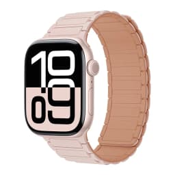 Magnetic Silicone Band for Apple Watch Ultra 3 2 49mm 46mm 42mm 45mm 44mm 40 41mm Strap IWatch Series 11 10 9 8 7 6 SE Bracelet