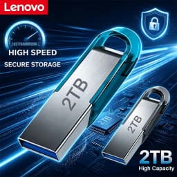 Lenovo 2TB USB 3.2 Flash Drives High Speed Metal Pendrive 1TB 512GB 256GB Pen Drives USB Memory Stick For Car Phone Computer PS5