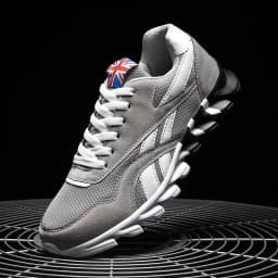 Brand Trend Size 38-48 Men's Wear-resistant Cushioning Thick-soled Fitness Sneakers Outdoor Breathable Running Shoes for Men