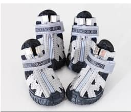 Mesh Pet Dog Shoes Reflective Dog Boots Breathable Puppy Shoes Anti-slip Spring Summer Dog Booties