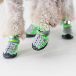 Mesh Pet Dog Shoes Reflective Dog Boots Breathable Puppy Shoes Anti-slip Spring Summer Dog Booties