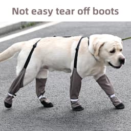 Anti-Dirty Dog Shoes Warm Back Strap Anti-Detachment Non-Slip Outdoor Activities Waterproof Rain Snow Pet Boots Pet Supplies