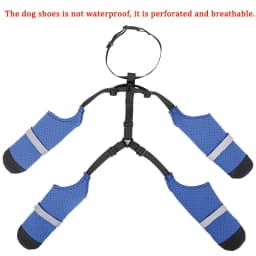 Anti-Dirty Dog Shoes Warm Back Strap Anti-Detachment Non-Slip Outdoor Activities Waterproof Rain Snow Pet Boots Pet Supplies