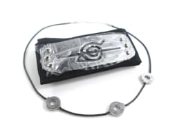 Brdwn Cosplay Akatsuki Hidan Itachi Logo Headband Necklace Ring Kunai