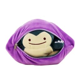 20cm Pokemon Anime Dolls Reversible Pillow Cushion Ditto Transform Snorlax Plush Toys Pillow Doll For Kids Gift