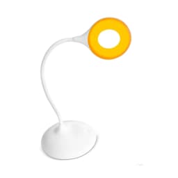 No Blue Desk Lamp 1600K 600nm Eye-Care Rechargeable Table Reading Light Touch Control Flexible Gooseneck with Standing Base