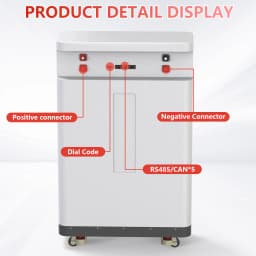 LiFePO4 48V 300AH 100AH 600AH Battery Pack 51.2V 15KW Lithium Solar Battery 10000+ Cycle With 16S 200A BMS For Inverter EU Stock