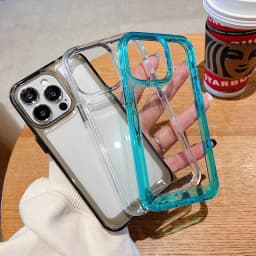 Luxury Transparent Shockproof Armor Case for iPhone 17 Air 16 15 14 Plus 13 12 Mini 11 Pro Max Clear Bumper Hard Acrylic Cover