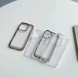 Luxury Transparent Shockproof Armor Case for iPhone 17 Air 16 15 14 Plus 13 12 Mini 11 Pro Max Clear Bumper Hard Acrylic Cover