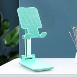 Three Sections Foldable Desk Mobile Phone Holder For iPhone iPad Tablet Flexible Table Desktop Adjustable Cell Smartphone Stand