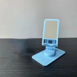 Three Sections Foldable Desk Mobile Phone Holder For iPhone iPad Tablet Flexible Table Desktop Adjustable Cell Smartphone Stand