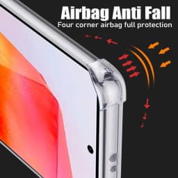 Clear Phone Case For Samsung Galaxy S22 S23 S24 Plus S25 Ultra S21 Fe Silicone Soft Case For Samsung A16 A26 A36 A56 A55 A35 A15