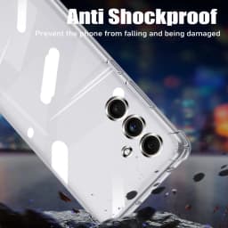 Clear Phone Case For Samsung Galaxy S22 S23 S24 Plus S25 Ultra S21 Fe Silicone Soft Case For Samsung A16 A26 A36 A56 A55 A35 A15
