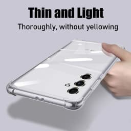 Clear Phone Case For Samsung Galaxy S22 S23 S24 Plus S25 Ultra S21 Fe Silicone Soft Case For Samsung A16 A26 A36 A56 A55 A35 A15