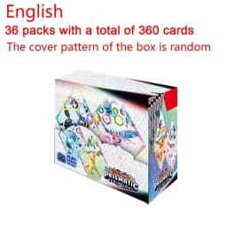 360Pcs/Set English Pokémon Card Prismatic Evolutions Scarlet Violet 151 English Booster Battle Transaction Card Gifts