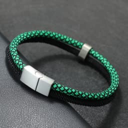 Noter New Fashion Mens Paracord Bracelet Stainless Steel Magent Buckle Wrap Braslet Gifts For Boyfriend Fabric Nautical Braclet