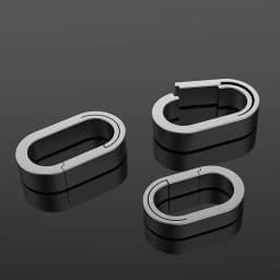 3 Size MINI TC4 Titanium Alloy Keychain Buckle Key Ring Car Accessor Waist Hanging Chain Ring Buckles Opener EDC Outdoor Tool