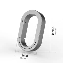 3 Size MINI TC4 Titanium Alloy Keychain Buckle Key Ring Car Accessor Waist Hanging Chain Ring Buckles Opener EDC Outdoor Tool