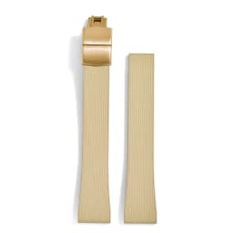 Original Stripess CTS FKM Rubber Watch Strap 20mm For D-elug FKM CTS Watchband Quick Release Silver Butterfly Buckle Cut To Size