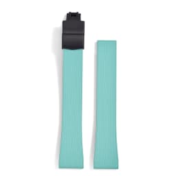 Original Stripess CTS FKM Rubber Watch Strap 20mm For D-elug FKM CTS Watchband Quick Release Silver Butterfly Buckle Cut To Size