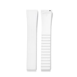 Original Stripess CTS FKM Rubber Watch Strap 20mm For D-elug FKM CTS Watchband Quick Release Silver Butterfly Buckle Cut To Size