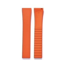 Original Stripess CTS FKM Rubber Watch Strap 20mm For D-elug FKM CTS Watchband Quick Release Silver Butterfly Buckle Cut To Size