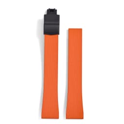 Original Stripess CTS FKM Rubber Watch Strap 20mm For D-elug FKM CTS Watchband Quick Release Silver Butterfly Buckle Cut To Size