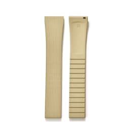 Original Stripess CTS FKM Rubber Watch Strap 20mm For D-elug FKM CTS Watchband Quick Release Silver Butterfly Buckle Cut To Size