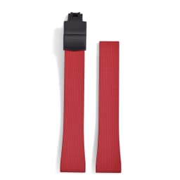 Original Stripess CTS FKM Rubber Watch Strap 20mm For D-elug FKM CTS Watchband Quick Release Silver Butterfly Buckle Cut To Size