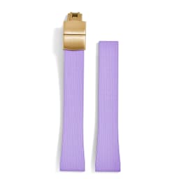 Original Stripess CTS FKM Rubber Watch Strap 20mm For D-elug FKM CTS Watchband Quick Release Silver Butterfly Buckle Cut To Size