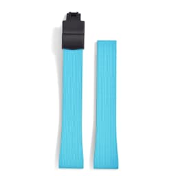 Original Stripess CTS FKM Rubber Watch Strap 20mm For D-elug FKM CTS Watchband Quick Release Silver Butterfly Buckle Cut To Size