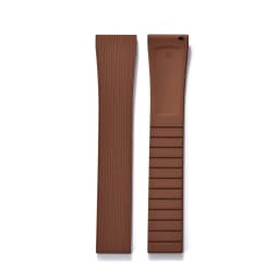 Original Stripess CTS FKM Rubber Watch Strap 20mm For D-elug FKM CTS Watchband Quick Release Silver Butterfly Buckle Cut To Size