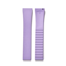 Original Stripess CTS FKM Rubber Watch Strap 20mm For D-elug FKM CTS Watchband Quick Release Silver Butterfly Buckle Cut To Size