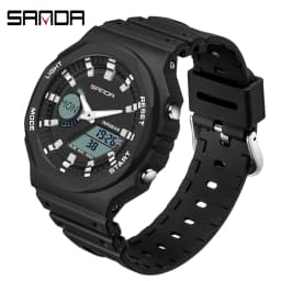 SANDA Outdoor Sports Watches Men Ms LED Digital Watches Military Waterproof Date Electronic Watch Boy Girl Relogio Masculino
