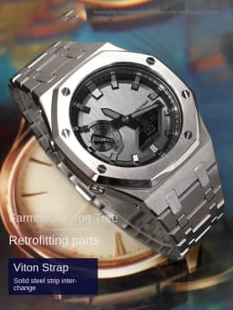 GM-2100 GBM2100 Stainless Steel Case Bezel metal Strap For Casio G-SHOCK GM2100 GBM-2100 Mod Kit Replacement Mod Refit Kit