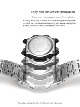 GM-2100 GBM2100 Stainless Steel Case Bezel metal Strap For Casio G-SHOCK GM2100 GBM-2100 Mod Kit Replacement Mod Refit Kit