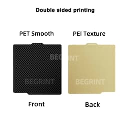 Build Plate 257x257 Spring Steel Sheet Peo H1H Pey Sheet A1 X1C P1S BambuLab PEI Build Plate 3d Printer Bamboo Lab Plate