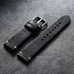 Handmade Genuine Leather Watchband 18mm 19 20mm 21 22mm Stitching Cowhide Watch Strap for Seiko for Omega Quick Release Bracelet