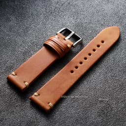 Handmade Genuine Leather Watchband 18mm 19 20mm 21 22mm Stitching Cowhide Watch Strap for Seiko for Omega Quick Release Bracelet