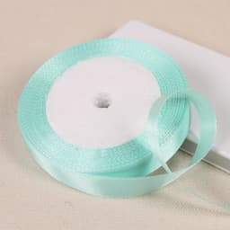 25 Yards/Roll 12mm Silk Satin Ribbon Christmas Wedding Birthday Party Gift Wrapping Decoration DIY Handmade Crafts Material