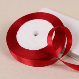 25 Yards/Roll 12mm Silk Satin Ribbon Christmas Wedding Birthday Party Gift Wrapping Decoration DIY Handmade Crafts Material