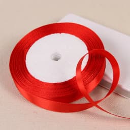 25 Yards/Roll 12mm Silk Satin Ribbon Christmas Wedding Birthday Party Gift Wrapping Decoration DIY Handmade Crafts Material