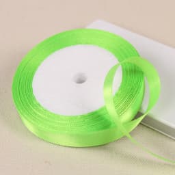 25 Yards/Roll 12mm Silk Satin Ribbon Christmas Wedding Birthday Party Gift Wrapping Decoration DIY Handmade Crafts Material