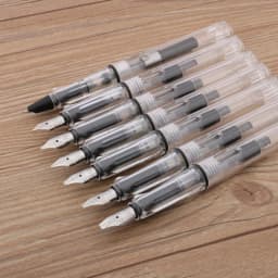 1pc Duckbill Gothic parallel Fountain Pen transparent white art Flat Tip School Student Office Gifts Stationery ink pens