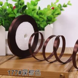 25Yards 6mm Silk Satin Ribbons for Crafts Bow Handmade Gift Wrap Partys Christmas Wedding Decorative Artificial Accessories
